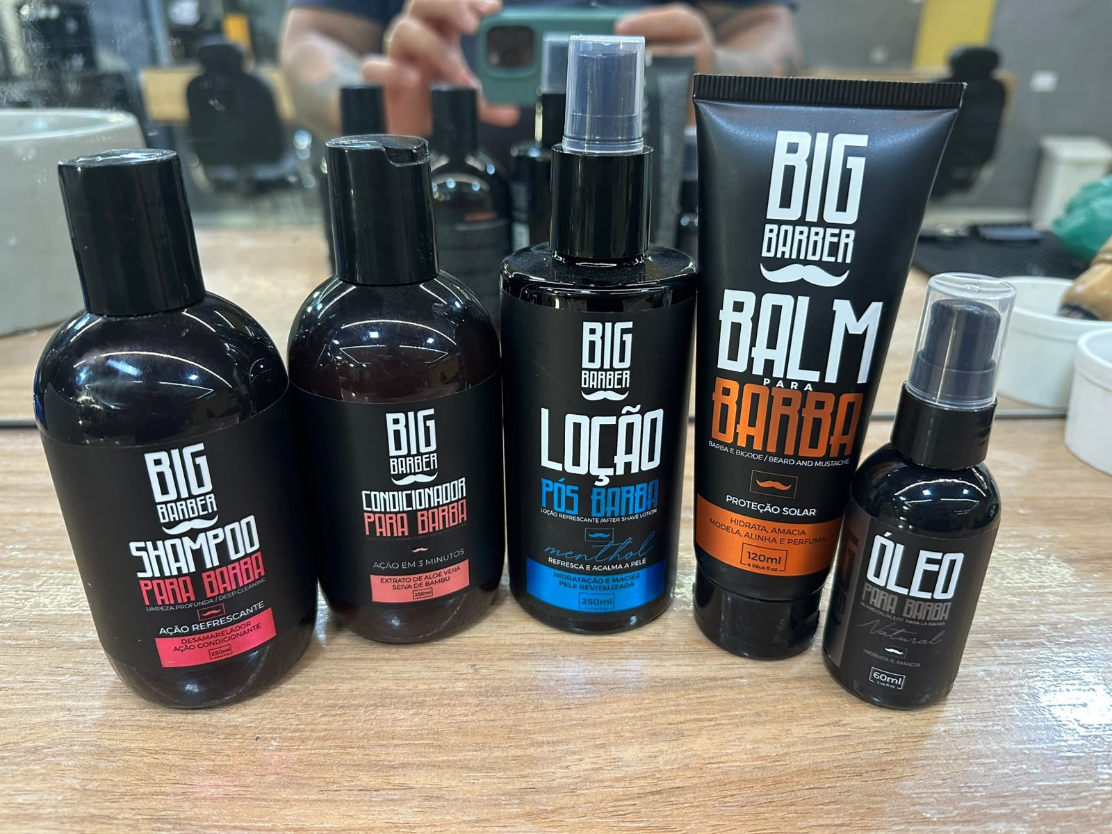 Kit de produtos para barba